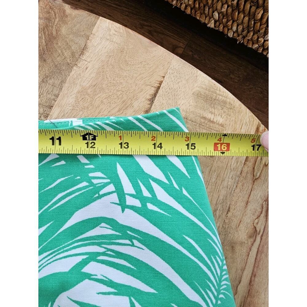 Talbots Palm Tree Leaf Green/White Tropical Print Skirt Women's Size 6P NWOT - Picture 7 of 9